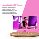 Monitor Led 27" Rosa Aitek - DELTA-M2710RA