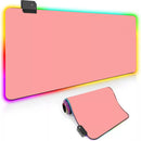 Mousepad Gamer LED RGB 80x30 CM Cor Rosa P8030