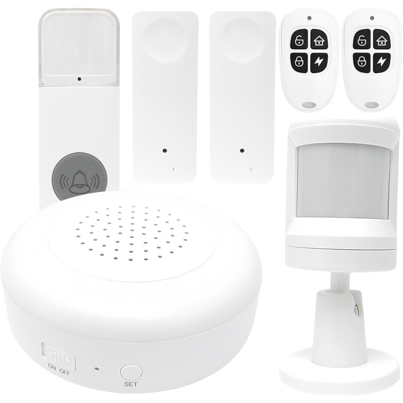 Kit Sistema Alarme Inteligente Wifi Monitore Controle por Aplicativo - Novadigital