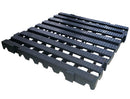 Estrado Plástico Preto  4,5 x 50x50cm  Antiderrapante Resistente