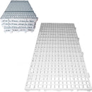 Piso Estrado Plástico Branco Multiuso 2,5 x 25x50cm  Antiderrapante