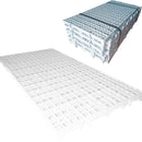 Piso Estrado Plástico Branco Multiuso 2,5 x 25x50cm  Antiderrapante