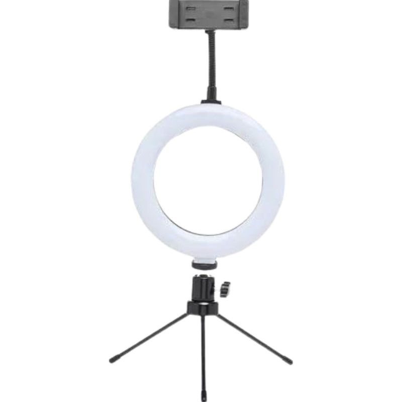 Kit de Iluminação Ring Light Fotografica 10 polegadas Para Smartphone Com Tripé