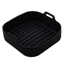 Forma de Silicone para Air Fryer 17cm e Forro 20x7cm - Proteja Sua Air Fryer e Evite sujeira
