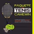 Raquete de Tênis com Estojo Camewin Amarela + 2 Bolinhas - MB-8005