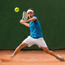 Kit Raquete de Tênis com Estojo + 3 Bolas de Tênis Amarela + Treinador de Tênis