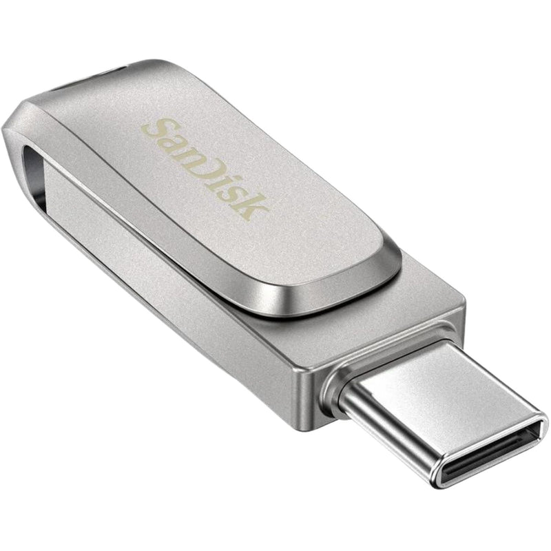 Pen Drive Sandisk 256GB 400MB/s USB-C Velocidade Durabilidade em Aço Inox