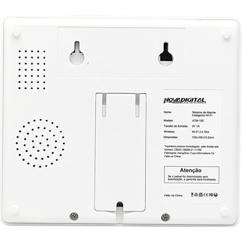 Sistema Alarme Inteligente Wifi Painel Monitor Remoto Ligações Emergêncial - Novadigital