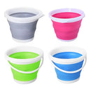 Balde Dobrável 10 Litros Cores Sortidas Flexível Limpeza