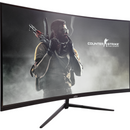 Monitor Gamer LED 32" Curvo Full HD 240Hz 1ms FreeSync Bivolt