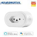 Tomada Inteligente Wi-Fi Smart Home Branca - Novadigital