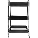 Prateleira Carrinho Organizador De Metal Multiuso 3 Andares Globalmix