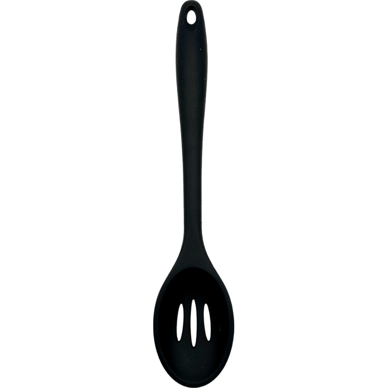 Colher Vazada de Silicone Premium 27,5cm Resistente à Altas Temperaturas