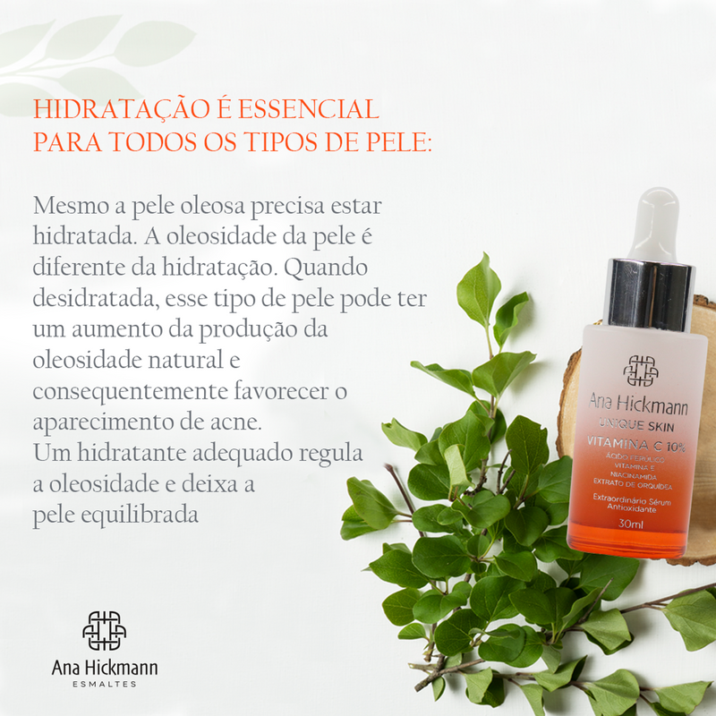 Sérum Vitamina C 10% Skincare Luminosidade e Rejuvenescimento para Todos os Tipos de Pele - Ana Hickmann