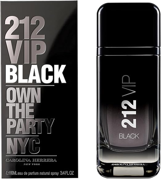 212 Vip Black Carolina Herrera - Perfume Masculino Eau de Parfum - 100Ml