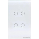 Interruptor Touch Wi-Fi com 1/2/3/4 Botões Casa Inteligente Branco - Novadigital